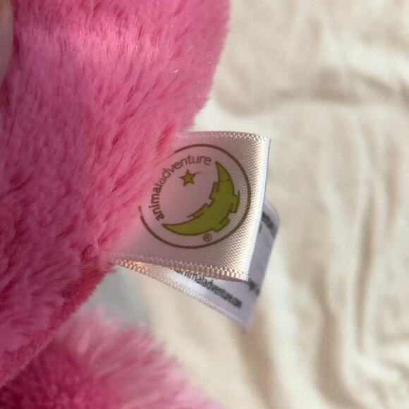 Unicorn Pink Large Plush Squishy Floppy Stuffed Toy 24" x 18" Animal Adventure - Picture 5 of 8